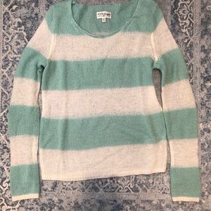 PJ Salvage Top mint/white stripe